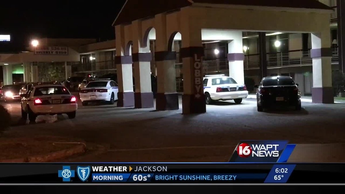 Jackson: A shootout landed one police officer in the hospital and one man in custody. Police said officers were patrolling around the Inns of USA on Interstate 55 near Northside Drive when they saw a suspicious looking man. Officers said he ran away as soon as he saw them.