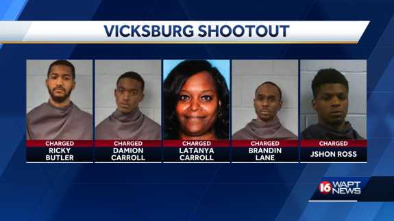 Vicksburg police arrest several suspects after shootout    