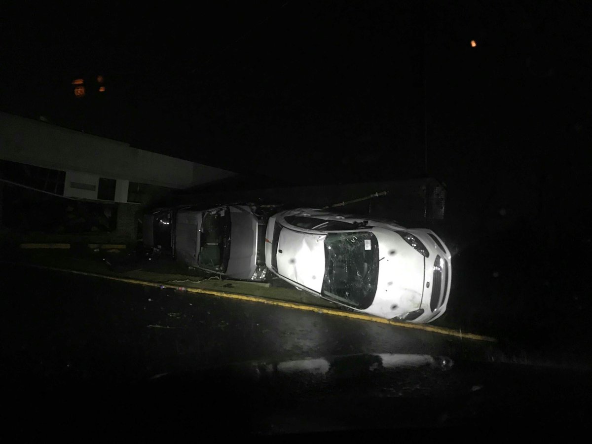 Laurel, MS Tornado Damage earlier from NMSCAS  Chaser Josh Kern