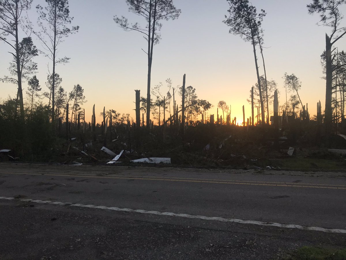 Devastation from last night's storms near Soso